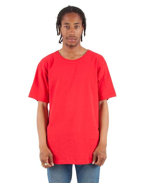 Unisex Curved Hem Long T-Shirt SHCLT