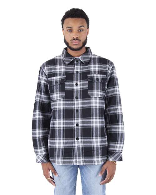 Unisex Plaid Flannel Shirt Jacket SHPFJ