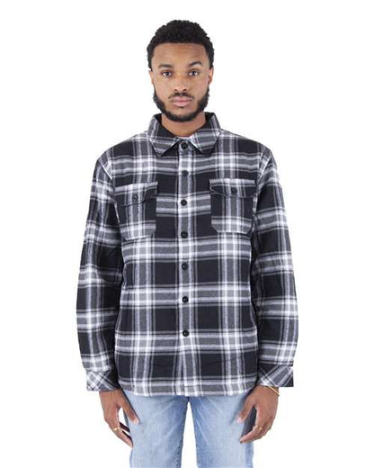 Unisex Plaid Flannel Shirt Jacket SHPFJ