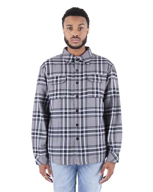 Unisex Plaid Flannel Shirt Jacket SHPFJ
