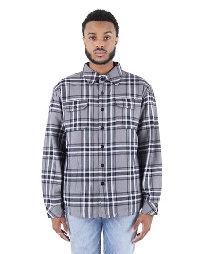 Unisex Plaid Flannel Shirt Jacket SHPFJ