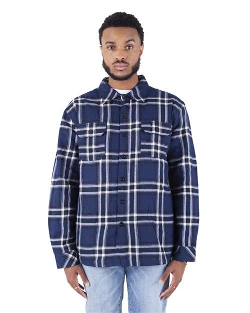 Unisex Plaid Flannel Shirt Jacket SHPFJ