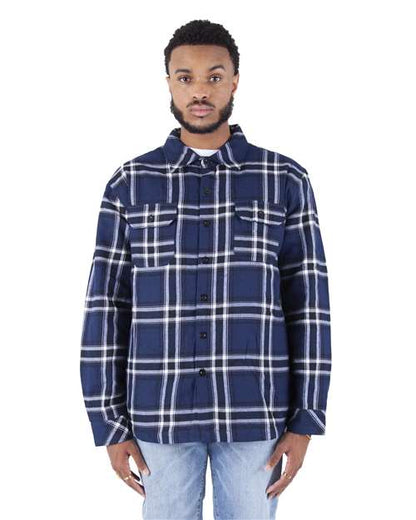 Unisex Plaid Flannel Shirt Jacket SHPFJ