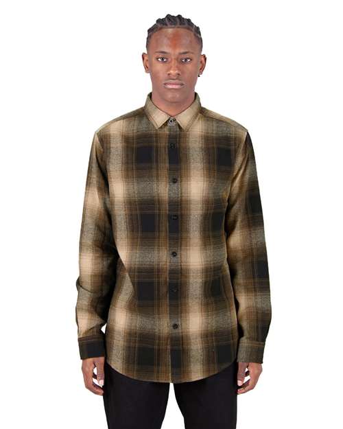Men's Plaid Flannel Overshirt SHHFS