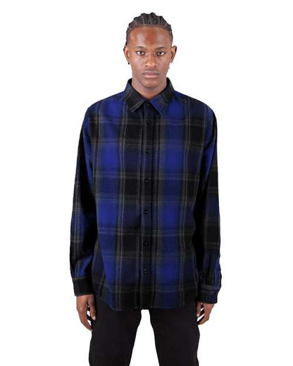 Men's Plaid Flannel Overshirt SHHFS