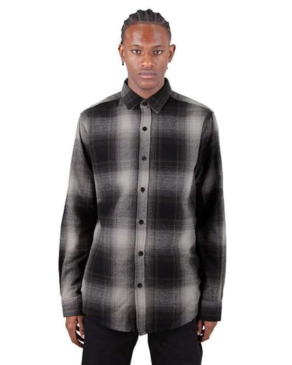 Men's Plaid Flannel Overshirt SHHFS
