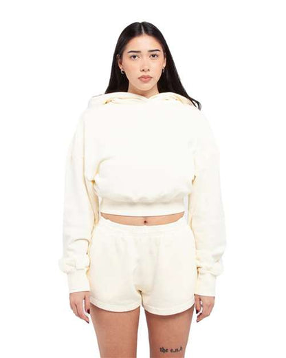 Women's Garment-Dye Crop Hooded Sweatshirt SHGWC