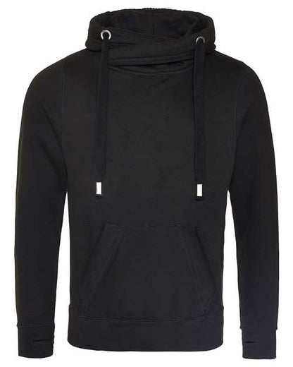 Unisex Cross Neck Hooded Sweatshirt