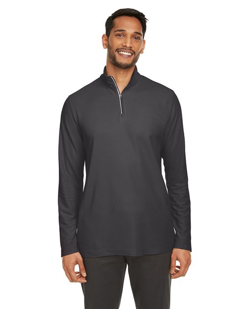 Men's Fusion ChromaSoftâ„¢ Pique Quarter-Zip Pullover