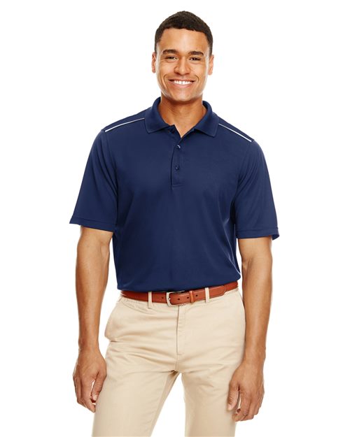 Men's Radiant Performance PiquÃ© Polo withÂ Reflective Piping