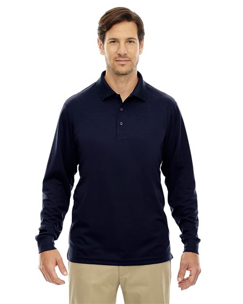Men's Tall Pinnacle Performance Long Sleeve PiquÃ© Polo