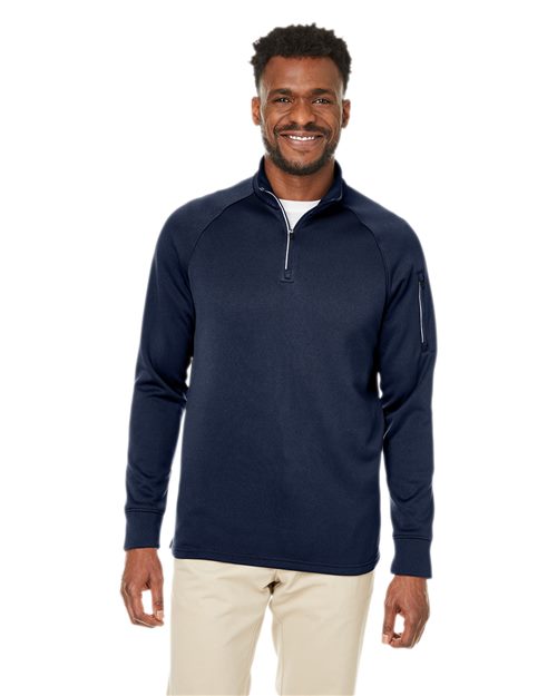 Unisex Fusion ChromaSoftâ„¢ Fleece Quarter-Zip Pullover