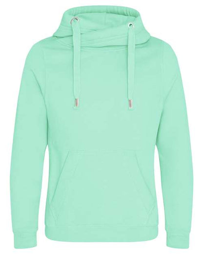 Unisex Cross Neck Hooded Sweatshirt