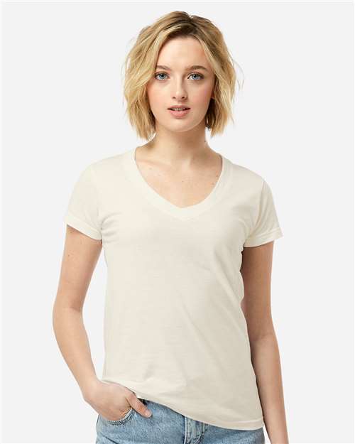 Women's Fine Jersey V-Neck T-Shirt 214