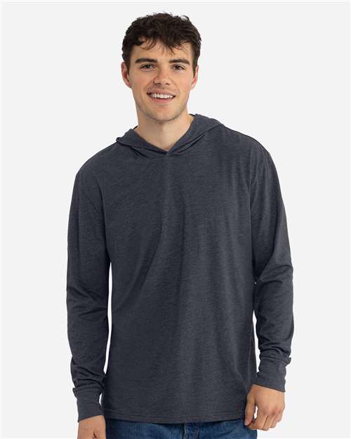 Unisex CVC Hoodie Long Sleeve T-Shirt 6221