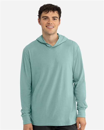 Unisex CVC Hoodie Long Sleeve T-Shirt 6221