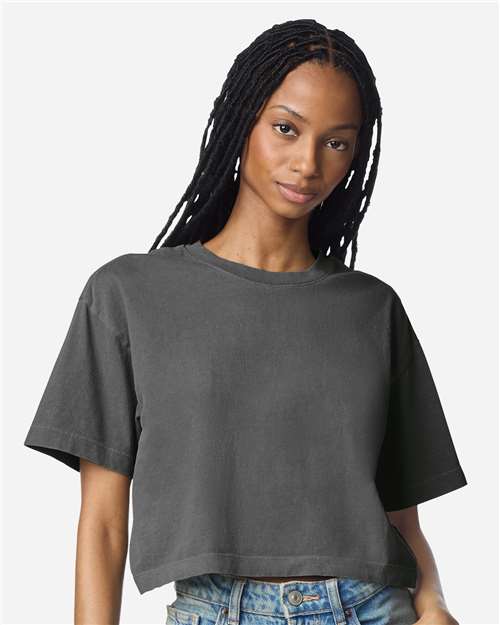 Women's Garment-Dyed Heavyweight Cropped Tee 1302GD