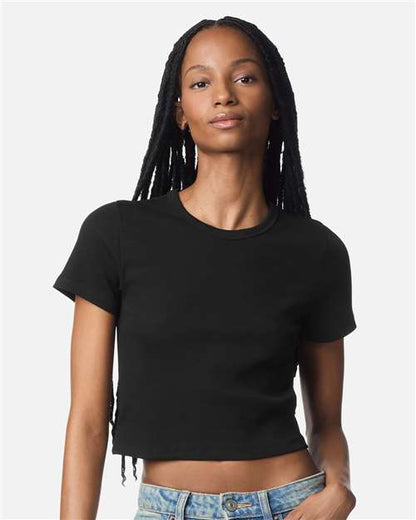 Women's Baby Rib Cropped Tee BR210