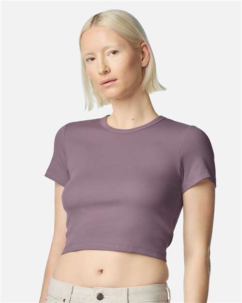 Women's Baby Rib Cropped Tee BR210