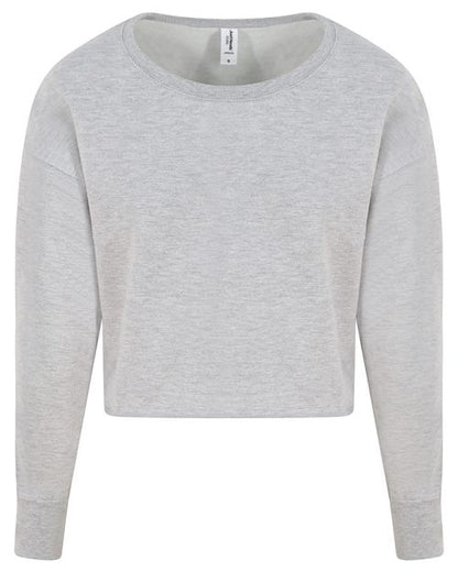 Women's Cropped Crewneck Sweatshirt JHA035