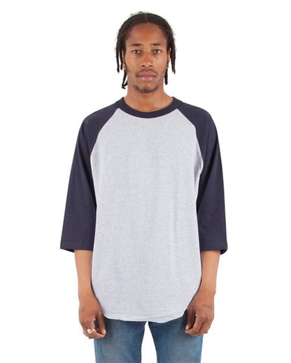 Unisex Three-Quarter Sleeve Raglan T-Shirt SHRAG