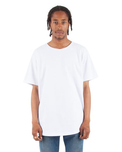 Unisex Curved Hem Long T-Shirt SHCLT