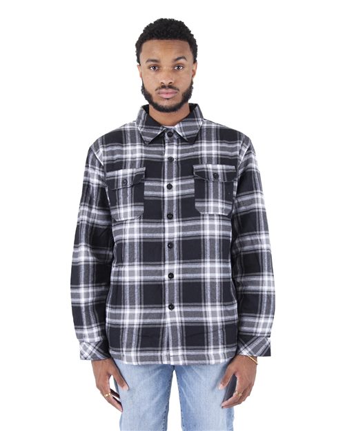Unisex Plaid Flannel Shirt Jacket SHPFJ