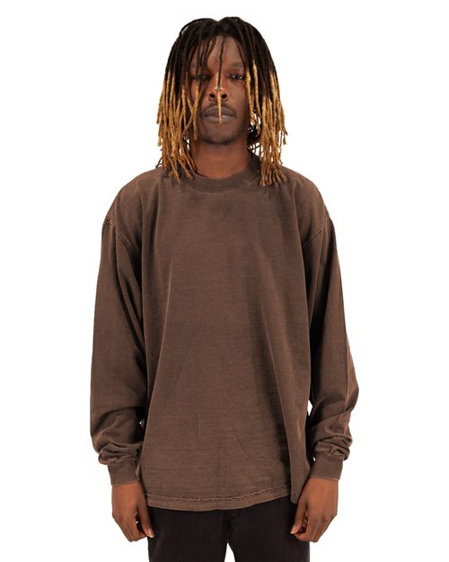 Men's Garment-Dyed Long Sleeve T-Shirt SHGDLS