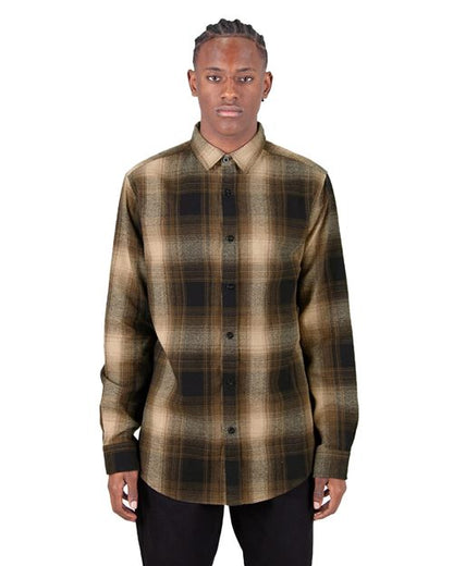 Men's Plaid Flannel Overshirt SHHFS
