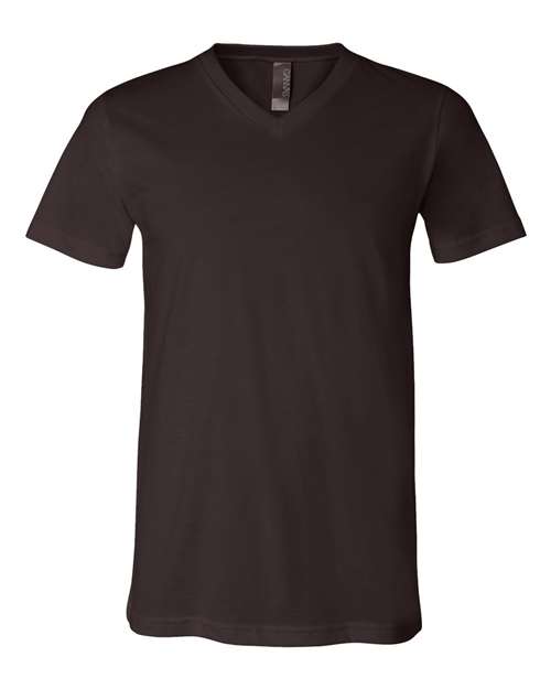 Unisex Jersey V-Neck Tee - XS
