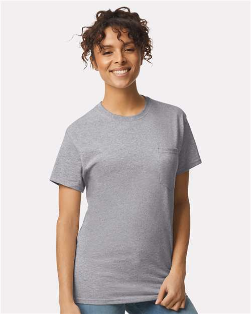 Unisex Ultra CottonÂ® Pocket T-Shirt - L