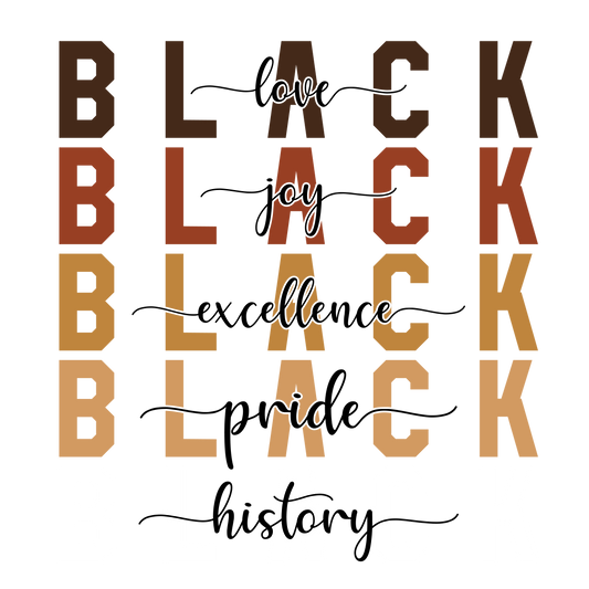 Black Pride DTF Print