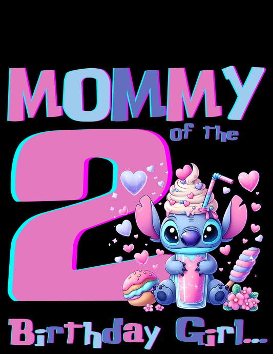 Lilo and Stitch 2nd Birthday Canva Design