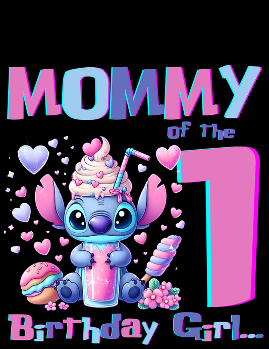 Lilo and Stitch 1st Birthday Canva Design