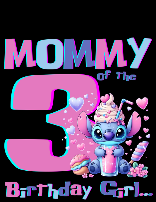 Lilo and Stitch 3rd Birthday Canva Design