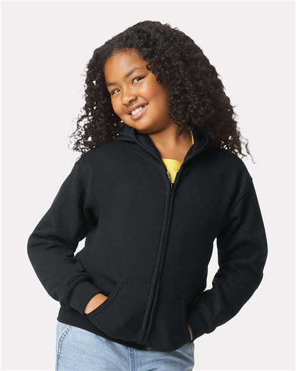 Youth Heavy Blendâ„¢ Full-Zip Hooded Sweatshirt