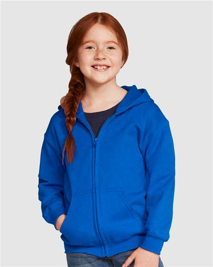 Youth Heavy Blendâ„¢ Full-Zip Hooded Sweatshirt