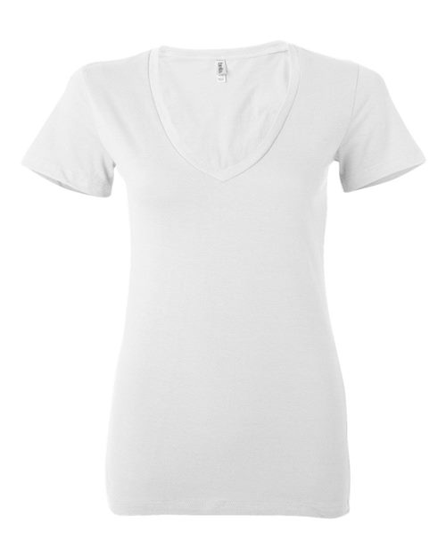 Womenâ€™s Jersey Deep V-Neck Tee