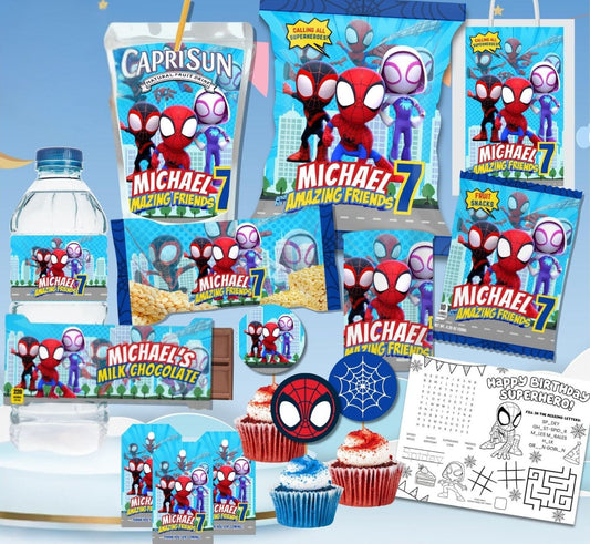 Spidey Party Favors