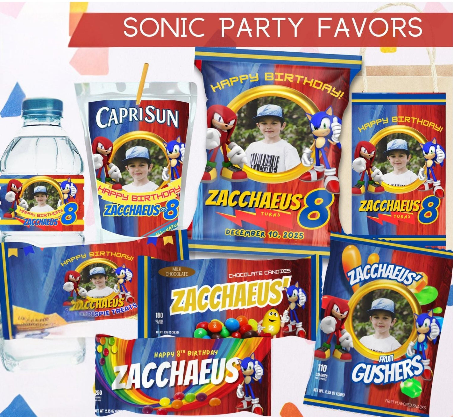 Sonic Party Favors