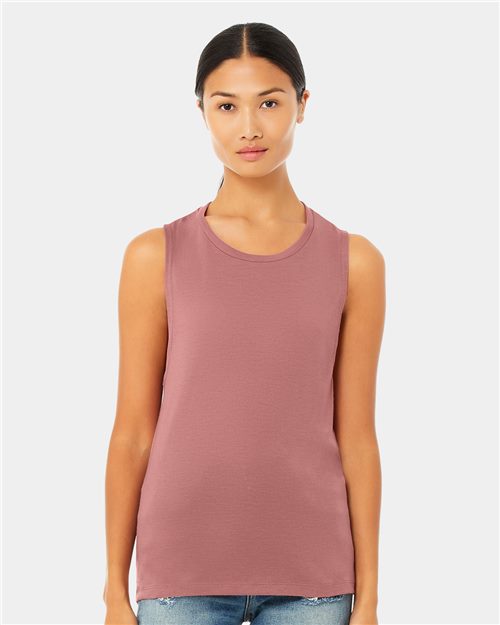 Women's Flowy Scoop Muscle Tank - S
