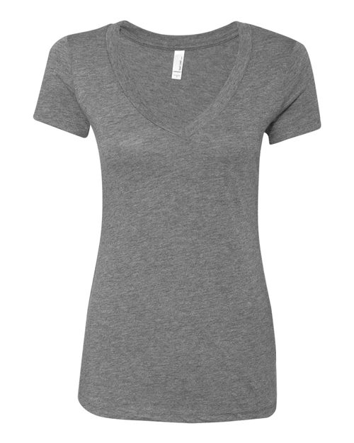 Womenâ€™s Triblend Deep V-Neck T-Shirt