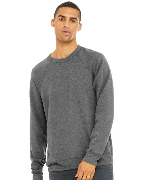 Unisex Sponge Fleece Raglan Crewneck Sweatshirt - L