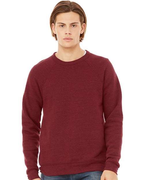 Unisex Sponge Fleece Raglan Crewneck Sweatshirt - XS