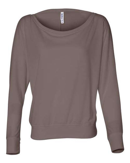 Womenâ€™s Flowy Off Shoulder Long Sleeve Tee
