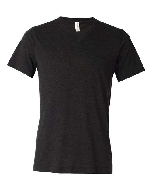 Unisex Triblend V-Neck Tee - L
