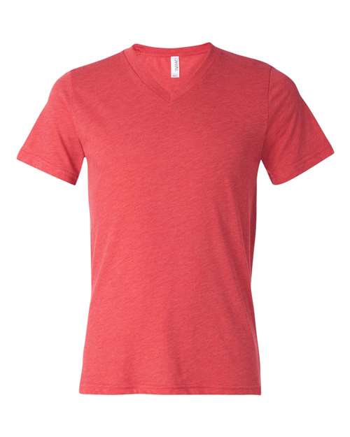 Unisex Triblend V-Neck Tee - L