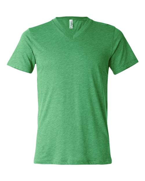 Unisex Triblend V-Neck Tee - XS
