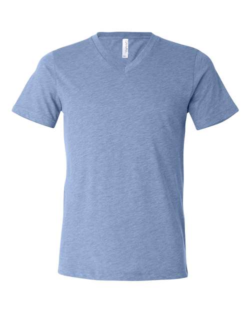 Unisex Triblend V-Neck Tee - L