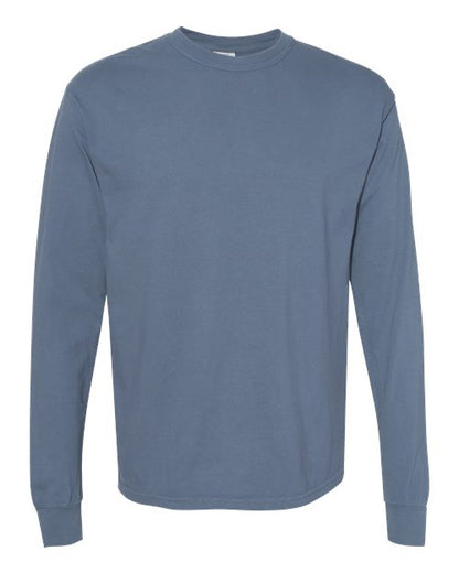 Garment-Dyed Heavyweight Long Sleeve T-Shirt - S
